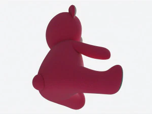 Teddy Bear Toy Soft 3D Model