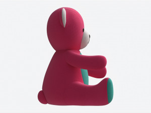 Teddy Bear Toy Soft Model 3D