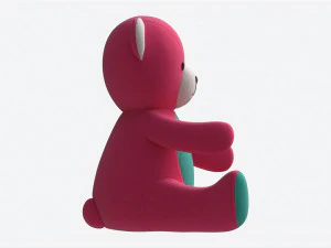 Teddy Bear Toy Soft 3D Model