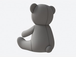 Teddy Bear Toy Soft Model 3D