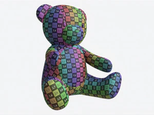 Teddy Bear Toy Soft 3D Model