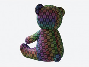 Teddy Bear Toy Soft Model 3D