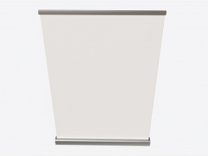 Advertising Roll-Up Banner Large 3D 모델