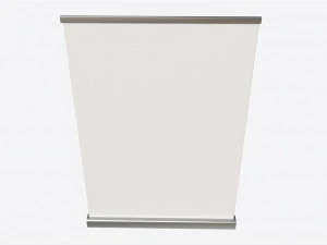 Advertising Roll-Up Banner Large 3D Model