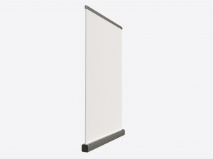 Advertising Roll-Up Banner Large 3D 모델