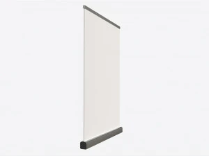 Advertising Roll-Up Banner Large 3D Model