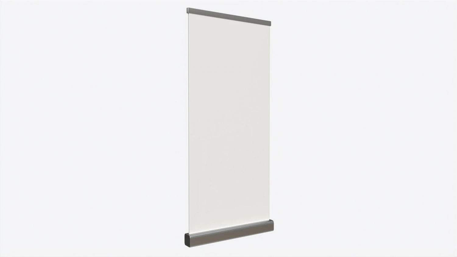 Advertising Roll-Up Banner Narrow 3D Model .c4d .max .obj .3ds .fbx .stl .blend 