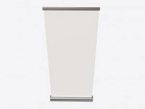 Advertising Roll-Up Banner Narrow 3D Model