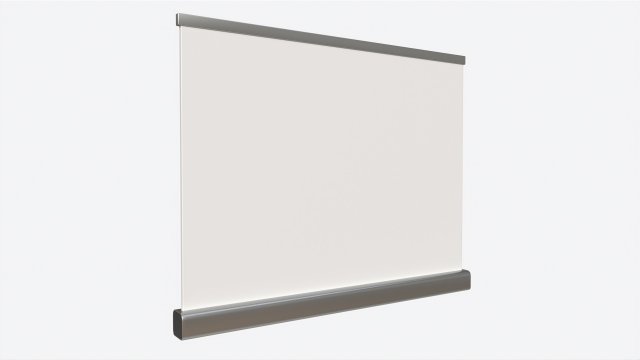 Advertising Roll-Up Banner Small 3D Model .c4d .max .obj .3ds .fbx .stl .blend 