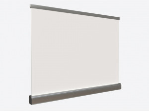 Advertising Roll-Up Banner Small 3Dモデル