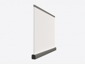 Advertising Roll-Up Banner Small 3D Model