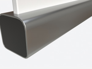 Advertising Roll-Up Banner Small 3D Model