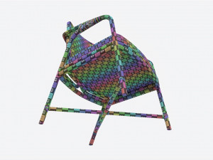 Armhair Baker Knot 3D Model