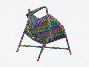 Armhair Baker Knot 3D Model