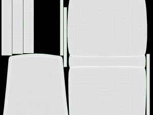 Armhair Baker Knot 3D Model