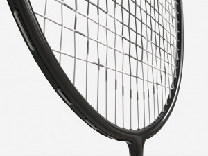 Badminton Racquets with Shuttlecock 3D 모델