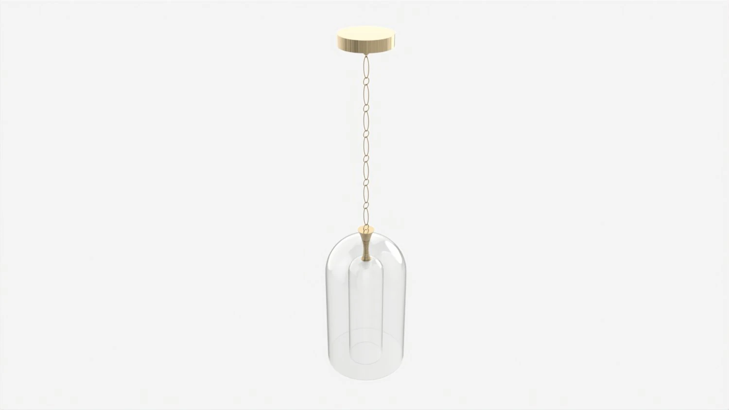 Bell Pendant Baker Murano 3D Model .c4d .max .obj .3ds .fbx .stl .blend 
