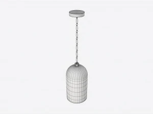 Bell Pendant Baker Murano 3D Model
