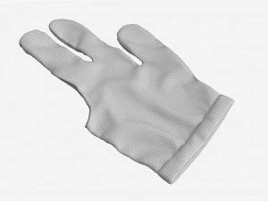 Guante de billar Modelo 3D