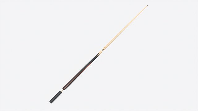 Billiard Snooker Cue 3D मॉडल .c4d .max .obj .3ds .fbx .stl .blend 