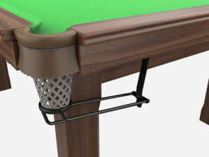 Billiard Snooker Table Full 02 Modello 3D