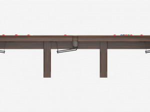 Billiard Snooker Table Full 02 Modello 3D