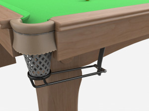 Billiard Snooker Table Full 03 Modello 3D