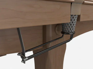 Billiard Snooker Table Full 03 3D Model
