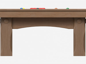 Billiard Snooker Table Full 03 Modello 3D