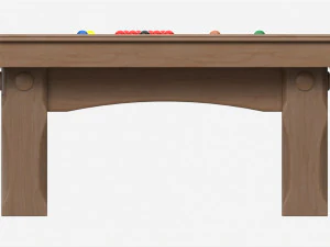 Billiard Snooker Table Full 03 3D Model
