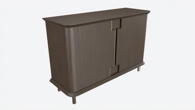 Cabinet Baker Bastille 3D Модель .c4d .max .obj .3ds .fbx .stl .blend 