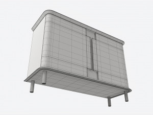 Cabinet Baker Bastille 3D Модель