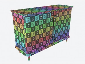 Cabinet Baker Bastille 3D Модель