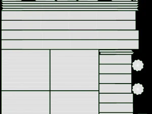 Cabinet Baker Bastille 3D Model
