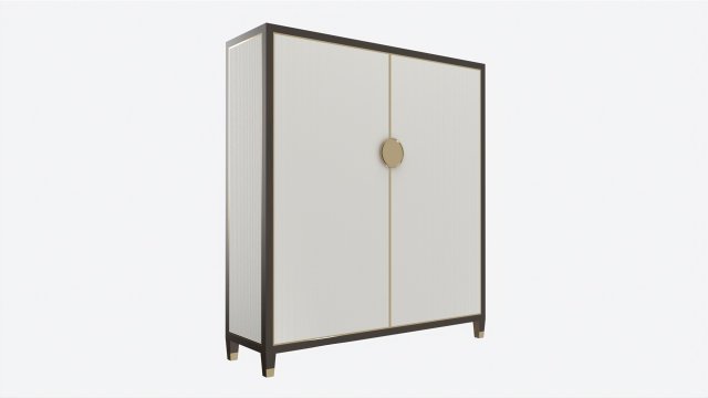 Cabinet Baker Odeon 3D 모델 .c4d .max .obj .3ds .fbx .stl .blend 