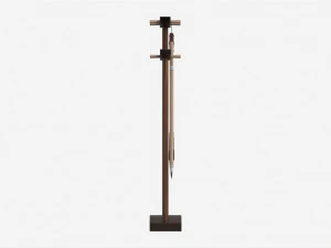 Calligrapghy Brush Hanger with Brushes 3D Model