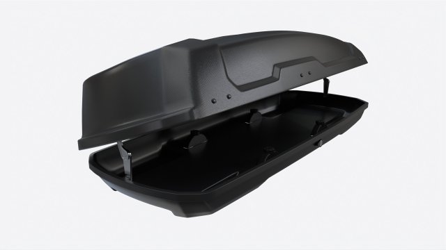 Car Cargo Roof Box Open Modelo 3D .c4d .max .obj .3ds .fbx .stl .blend 