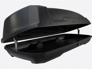 Caixa de teto de carga de carro aberta Modelo 3D