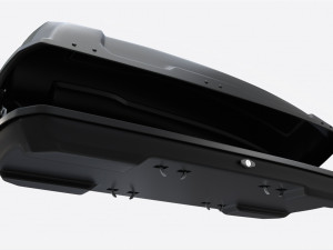 Car Cargo Roof Box Open Modelo 3D