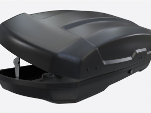 Car Cargo Roof Box Open Modelo 3D