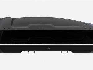 Car Cargo Roof Box Open Modelo 3D