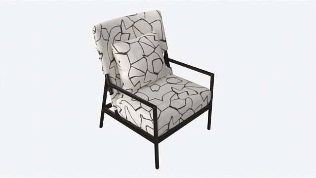 Chair Baker Brazos 3Dモデル .c4d .max .obj .3ds .fbx .stl .blend 