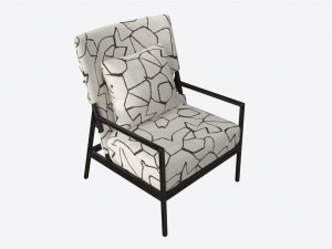 Chair Baker Brazos 3D Model