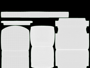 Chair Baker Brazos 3Dモデル