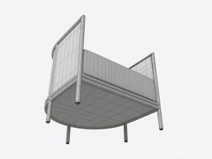 Chair Baker Llano 3Dモデル