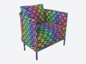 Chair Baker Llano 3Dモデル