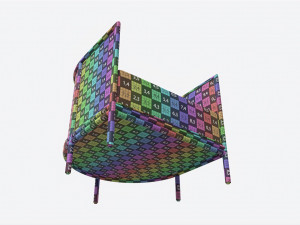 Chair Baker Llano 3Dモデル