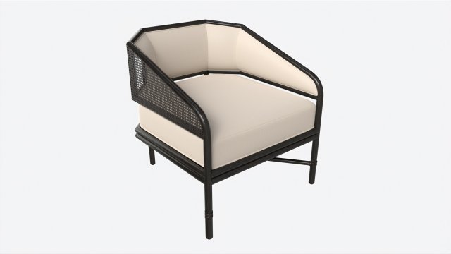 Chair Baker Ridge 3D Model .c4d .max .obj .3ds .fbx .stl .blend 