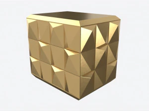 Chest Baker Facet 3D Model