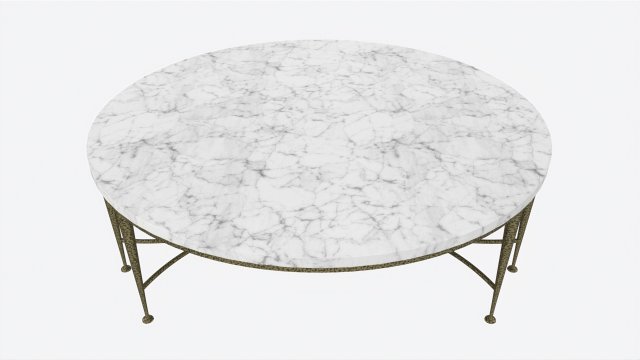 Cocktail Table Baker Classico 3D 模型 .c4d .max .obj .3ds .fbx .stl .blend 